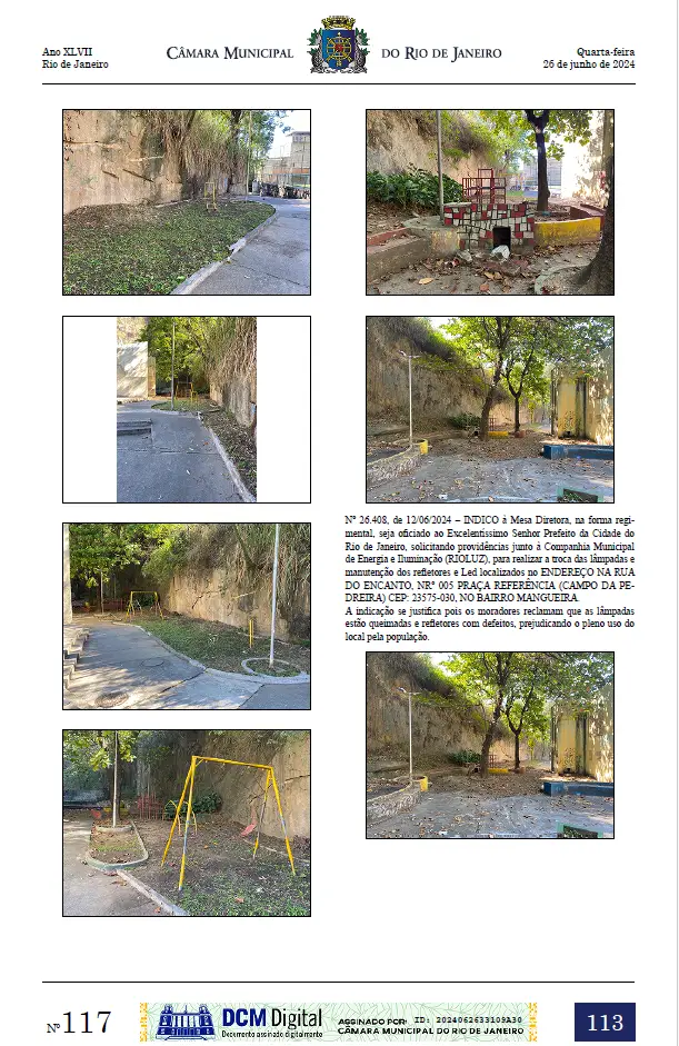 Reforma e Manutenção Praça Campo da Pedreira - Vereador Pablo Mello 3